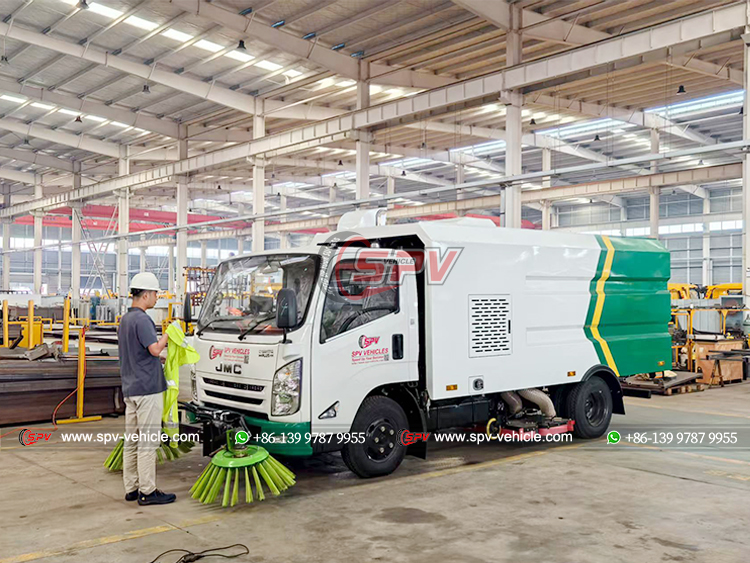 SPV 1 Unit of Street Vacuum Truck Testing By BV Team
